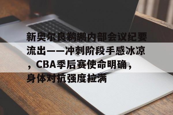 包含新奥尔良鹈鹕内部会议纪要流出——冲刺阶段手感冰凉,CBA季后赛使命明确,身体对抗强度拉满的词条 包含新奥尔良鹈鹕内部会议纪要流出——冲刺阶段手感冰凉,CBA季后赛使命明确,身体对抗强度拉满的词条
